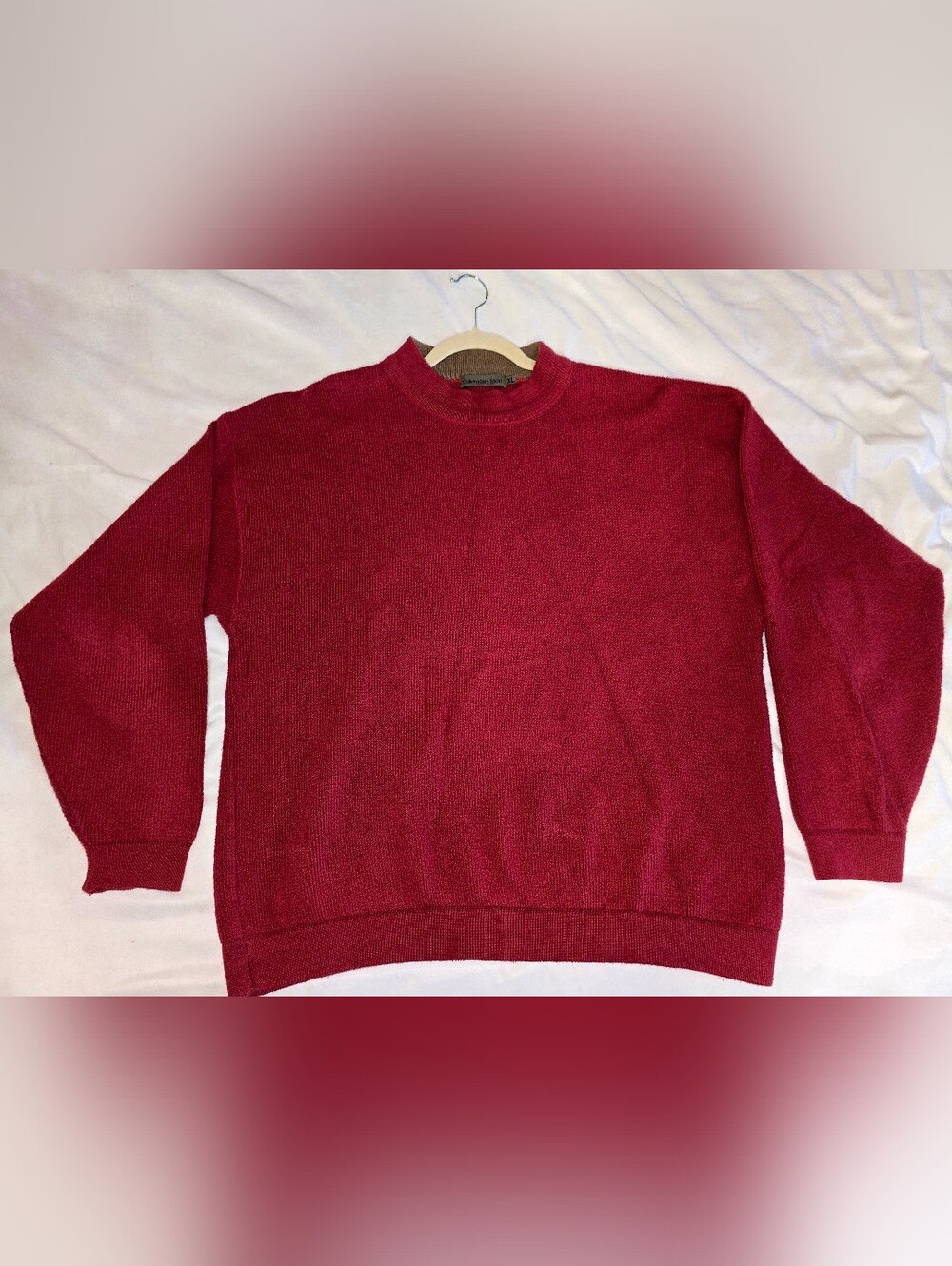 Vintage 90s Calvin Klein Sport Heavyweight Knit Crewneck Sweater Size XL